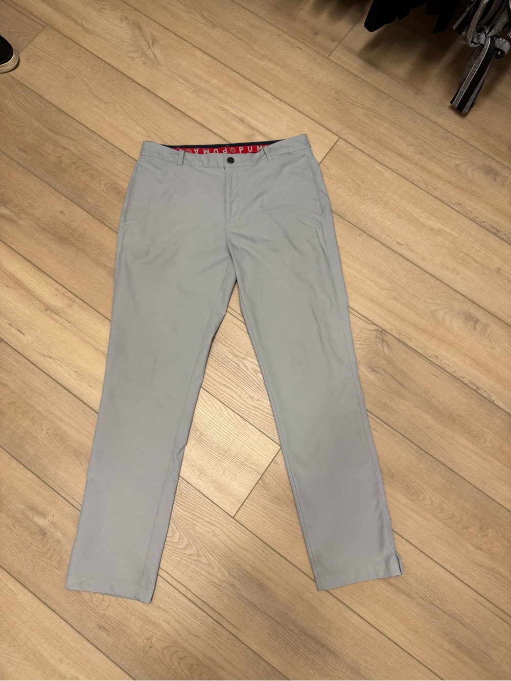 PUMA Golf Mens Jackpot Chino Pants Gray Size 32x32